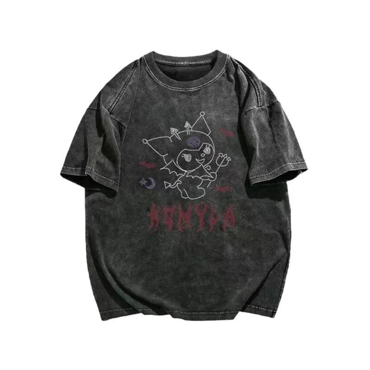 Gothic Harajuku Anime T-Shirt | Dark Alt Streetwear