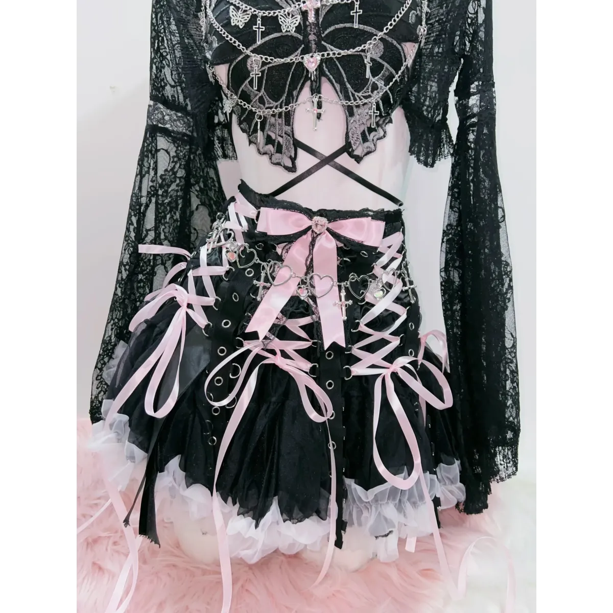 Punk Cross Tank Top | Alternative Fashion Sleeveless Tee