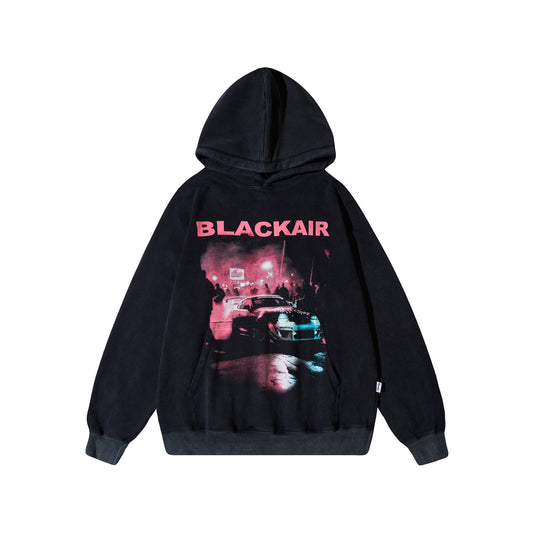 Misty Washed Sweater for Men and Women Street Wear