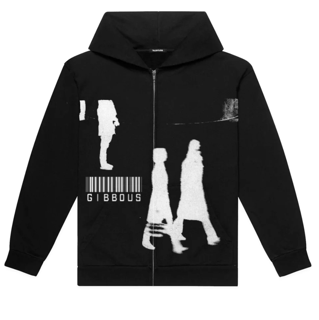 Euro American Gothic Zipper Hoodie Sweatshirt