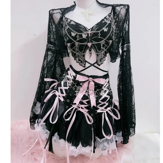 Punk Cross Tank Top | Alternative Fashion Sleeveless Tee