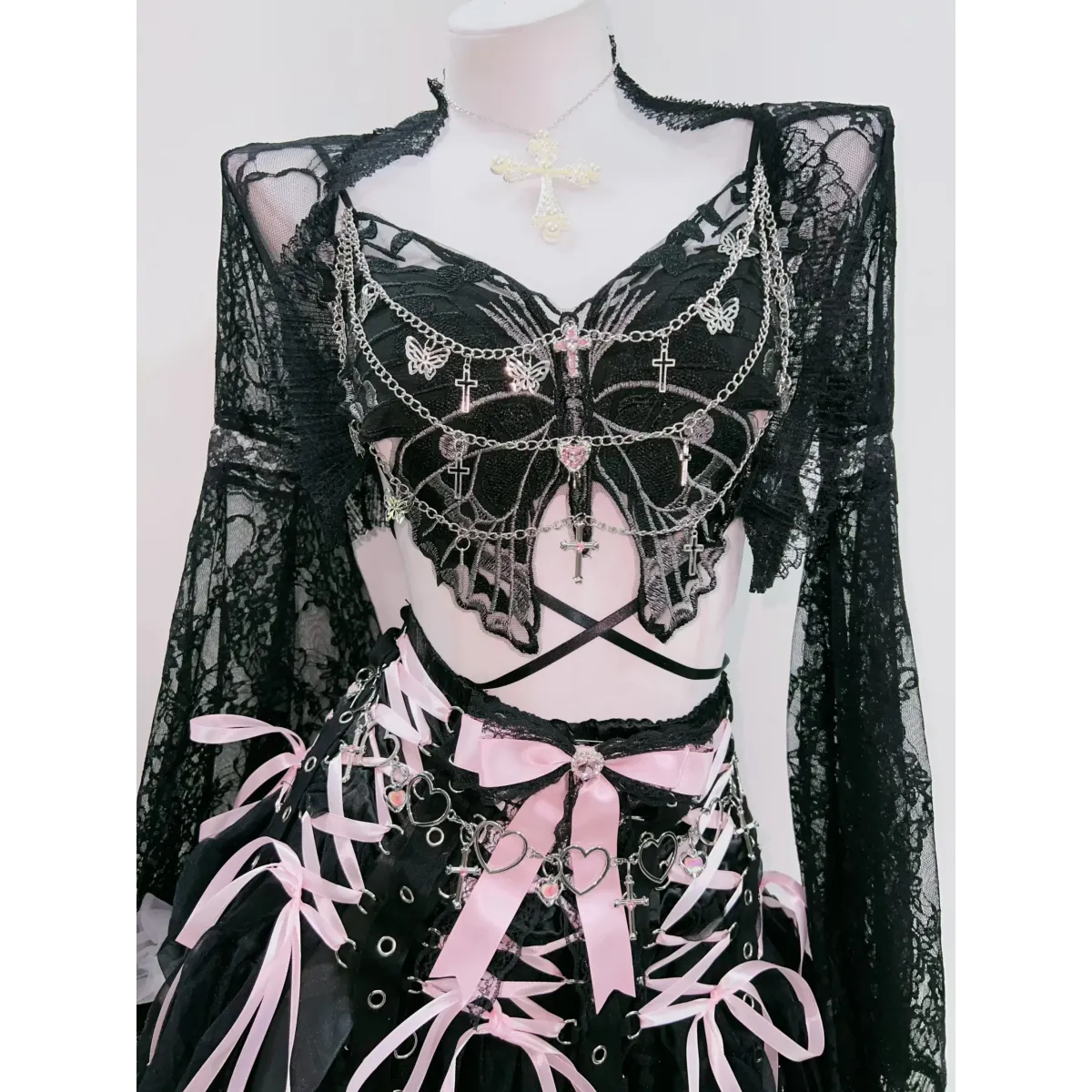 Punk Cross Tank Top | Alternative Fashion Sleeveless Tee